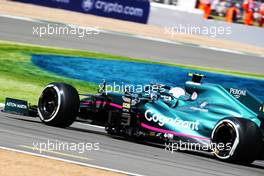 Sebastian Vettel (GER) Aston Martin F1 Team AMR21. 16.07.2021. Formula 1 World Championship, Rd 10, British Grand Prix, Silverstone, England, Practice Day.