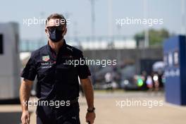 Christian Horner (GBR) Red Bull Racing Team Principal. 16.07.2021. Formula 1 World Championship, Rd 10, British Grand Prix, Silverstone, England, Practice Day.
