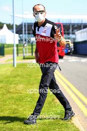 Robert Kubica (POL) Alfa Romeo Racing Reserve Driver. 16.07.2021. Formula 1 World Championship, Rd 10, British Grand Prix, Silverstone, England, Practice Day.