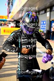 Lewis Hamilton (GBR) Mercedes AMG F1 in qualifying parc ferme. 16.07.2021. Formula 1 World Championship, Rd 10, British Grand Prix, Silverstone, England, Practice Day.