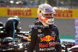 Max Verstappen (NLD) Red Bull Racing in qualifying parc ferme. 16.07.2021. Formula 1 World Championship, Rd 10, British Grand Prix, Silverstone, England, Practice Day.
