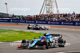 Esteban Ocon (FRA) Alpine F1 Team A521. 16.07.2021. Formula 1 World Championship, Rd 10, British Grand Prix, Silverstone, England, Practice Day.