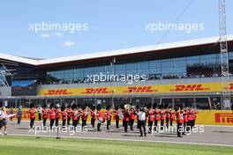 Marching Band. 18.07.2021. Formula 1 World Championship, Rd 10, British Grand Prix, Silverstone, England, Race Day.