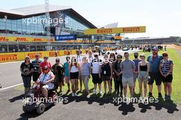 NHS and key workers on the grid. 18.07.2021. Formula 1 World Championship, Rd 10, British Grand Prix, Silverstone, England, Race Day.