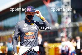 Max Verstappen (NLD) Red Bull Racing on the grid. 18.07.2021. Formula 1 World Championship, Rd 10, British Grand Prix, Silverstone, England, Race Day.