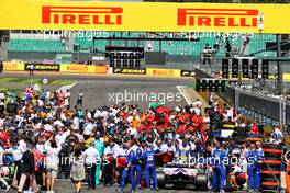 The grid before the start of the race. 18.07.2021. Formula 1 World Championship, Rd 10, British Grand Prix, Silverstone, England, Race Day.