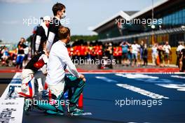 Sebastian Vettel (GER) Aston Martin F1 Team on the grid. 18.07.2021. Formula 1 World Championship, Rd 10, British Grand Prix, Silverstone, England, Race Day.