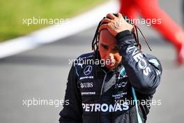 Race winner Lewis Hamilton (GBR) Mercedes AMG F1 in parc ferme. 18.07.2021. Formula 1 World Championship, Rd 10, British Grand Prix, Silverstone, England, Race Day.