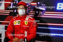 Charles Leclerc (MON) Ferrari in the post race FIA Press Conference. 18.07.2021. Formula 1 World Championship, Rd 10, British Grand Prix, Silverstone, England, Race Day.