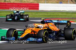 Lando Norris (GBR) McLaren MCL35M. 18.07.2021. Formula 1 World Championship, Rd 10, British Grand Prix, Silverstone, England, Race Day.