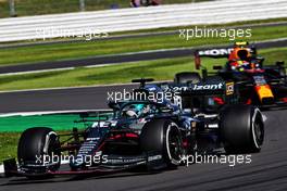 Lance Stroll (CDN) Aston Martin F1 Team AMR21. 18.07.2021. Formula 1 World Championship, Rd 10, British Grand Prix, Silverstone, England, Race Day.