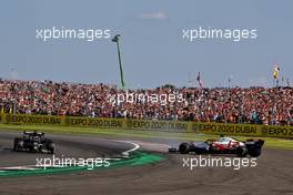 Kimi Raikkonen (FIN) Alfa Romeo Racing C41 spins. 18.07.2021. Formula 1 World Championship, Rd 10, British Grand Prix, Silverstone, England, Race Day.
