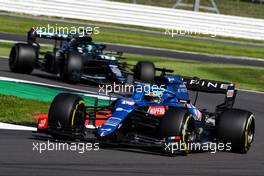 Fernando Alonso (ESP) Alpine F1 Team A521. 18.07.2021. Formula 1 World Championship, Rd 10, British Grand Prix, Silverstone, England, Race Day.