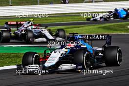 George Russell (GBR) Williams Racing FW43B. 18.07.2021. Formula 1 World Championship, Rd 10, British Grand Prix, Silverstone, England, Race Day.