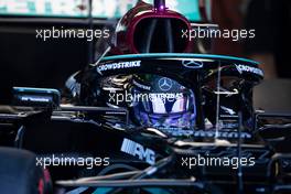 Lewis Hamilton (GBR) Mercedes AMG F1 W12 leaves the pits. 17.07.2021. Formula 1 World Championship, Rd 10, British Grand Prix, Silverstone, England, Qualifying Day.