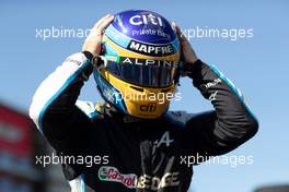 Fernando Alonso (ESP) Alpine F1 Team on the grid. 17.07.2021. Formula 1 World Championship, Rd 10, British Grand Prix, Silverstone, England, Qualifying Day.