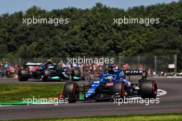 Fernando Alonso (ESP) Alpine F1 Team A521. 17.07.2021. Formula 1 World Championship, Rd 10, British Grand Prix, Silverstone, England, Qualifying Day.