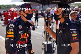 Max Verstappen (NLD) Red Bull Racing on the grid. 17.07.2021. Formula 1 World Championship, Rd 10, British Grand Prix, Silverstone, England, Qualifying Day.