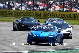 Circuit atmosphere - Alpine A110S Pirelli Hot Laps. 18.07.2021. Formula 1 World Championship, Rd 10, British Grand Prix, Silverstone, England, Race Day.