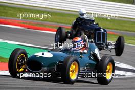 Circuit atmosphere - historic cars in action. 18.07.2021. Formula 1 World Championship, Rd 10, British Grand Prix, Silverstone, England, Race Day.