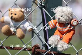 Marshall teddy bear. 18.07.2021. Formula 1 World Championship, Rd 10, British Grand Prix, Silverstone, England, Race Day.