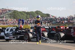 Sergio Perez (MEX) Red Bull Racing. 18.07.2021. Formula 1 World Championship, Rd 10, British Grand Prix, Silverstone, England, Race Day.