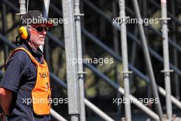 Circuit atmosphere - track safety steward. 18.07.2021. Formula 1 World Championship, Rd 10, British Grand Prix, Silverstone, England, Race Day.