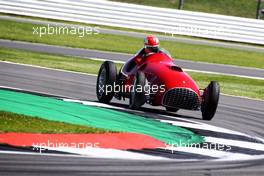 Charles Leclerc (MON) Ferrari laps in a vintage F1 Ferrari. 18.07.2021. Formula 1 World Championship, Rd 10, British Grand Prix, Silverstone, England, Race Day.