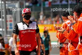 Kimi Raikkonen (FIN) Alfa Romeo Racing. 18.07.2021. Formula 1 World Championship, Rd 10, British Grand Prix, Silverstone, England, Race Day.