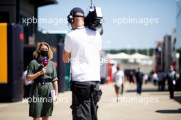 Rachel Brookes (GBR) Sky Sports F1 Reporter. 18.07.2021. Formula 1 World Championship, Rd 10, British Grand Prix, Silverstone, England, Race Day.