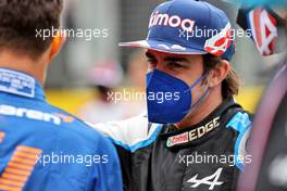Fernando Alonso (ESP) Alpine F1 Team - 2022 Car Launch. 15.07.2021. Formula 1 World Championship, Rd 10, British Grand Prix, Silverstone, England, Preparation Day.