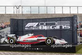 2022 F1 Car in the paddock. 15.07.2021. Formula 1 World Championship, Rd 10, British Grand Prix, Silverstone, England, Preparation Day.
