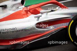 2022 Car Launch - sidepod detail. 15.07.2021. Formula 1 World Championship, Rd 10, British Grand Prix, Silverstone, England, Preparation Day.