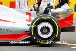 2022 Car Launch - rear wheel detail. 15.07.2021. Formula 1 World Championship, Rd 10, British Grand Prix, Silverstone, England, Preparation Day.