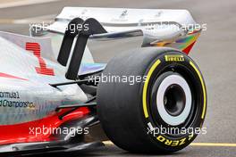 2022 Car Launch - rear wing and rear suspension detail. 15.07.2021. Formula 1 World Championship, Rd 10, British Grand Prix, Silverstone, England, Preparation Day.