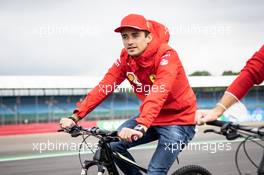 Charles Leclerc (MON) Ferrari rides the circuit. 15.07.2021. Formula 1 World Championship, Rd 10, British Grand Prix, Silverstone, England, Preparation Day.
