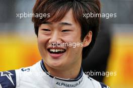 Yuki Tsunoda (JPN) AlphaTauri - 2022 Car Launch. 15.07.2021. Formula 1 World Championship, Rd 10, British Grand Prix, Silverstone, England, Preparation Day.