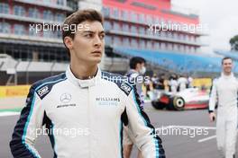 George Russell (GBR) Williams Racing - 2022 Car Launch. 15.07.2021. Formula 1 World Championship, Rd 10, British Grand Prix, Silverstone, England, Preparation Day.