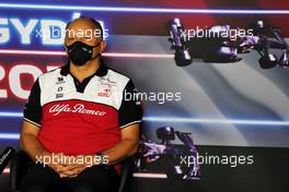 Frederic Vasseur (FRA) Alfa Romeo Racing Team Principal in the FIA Press Conference. 30.07.2021. Formula 1 World Championship, Rd 11, Hungarian Grand Prix, Budapest, Hungary, Practice Day.