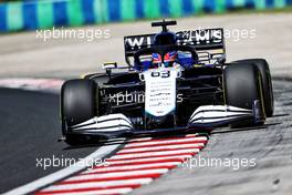 George Russell (GBR) Williams Racing FW43B. 30.07.2021. Formula 1 World Championship, Rd 11, Hungarian Grand Prix, Budapest, Hungary, Practice Day.