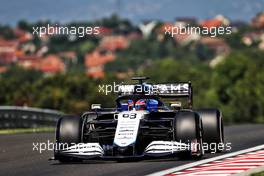 George Russell (GBR) Williams Racing FW43B. 30.07.2021. Formula 1 World Championship, Rd 11, Hungarian Grand Prix, Budapest, Hungary, Practice Day.