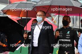 Stefano Domenicali (ITA) Formula One President and CEO on the grid. 01.08.2021. Formula 1 World Championship, Rd 11, Hungarian Grand Prix, Budapest, Hungary, Race Day.