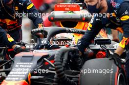 Max Verstappen (NLD) Red Bull Racing RB16B on the grid. 01.08.2021. Formula 1 World Championship, Rd 11, Hungarian Grand Prix, Budapest, Hungary, Race Day.