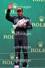 Lewis Hamilton (GBR) Mercedes AMG F1 celebrates his third position on the podium. 01.08.2021. Formula 1 World Championship, Rd 11, Hungarian Grand Prix, Budapest, Hungary, Race Day.