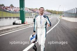 Nicholas Latifi (CDN) Williams Racing celebrates his eighth position. 01.08.2021. Formula 1 World Championship, Rd 11, Hungarian Grand Prix, Budapest, Hungary, Race Day.