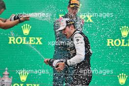 Race winner Esteban Ocon (FRA) Alpine F1 Team celebrates on the podium. 01.08.2021. Formula 1 World Championship, Rd 11, Hungarian Grand Prix, Budapest, Hungary, Race Day.