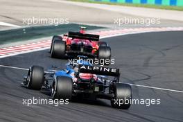 Fernando Alonso (ESP) Alpine F1 Team A521. 01.08.2021. Formula 1 World Championship, Rd 11, Hungarian Grand Prix, Budapest, Hungary, Race Day.