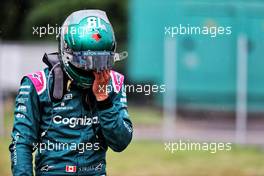 Lance Stroll (CDN) Aston Martin F1 Team retired from the race. 01.08.2021. Formula 1 World Championship, Rd 11, Hungarian Grand Prix, Budapest, Hungary, Race Day.