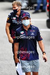 Sergio Perez (MEX) Red Bull Racing. 31.07.2021. Formula 1 World Championship, Rd 11, Hungarian Grand Prix, Budapest, Hungary, Qualifying Day.