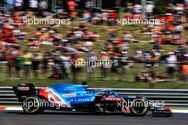 Fernando Alonso (ESP) Alpine F1 Team A521. 31.07.2021. Formula 1 World Championship, Rd 11, Hungarian Grand Prix, Budapest, Hungary, Qualifying Day.
